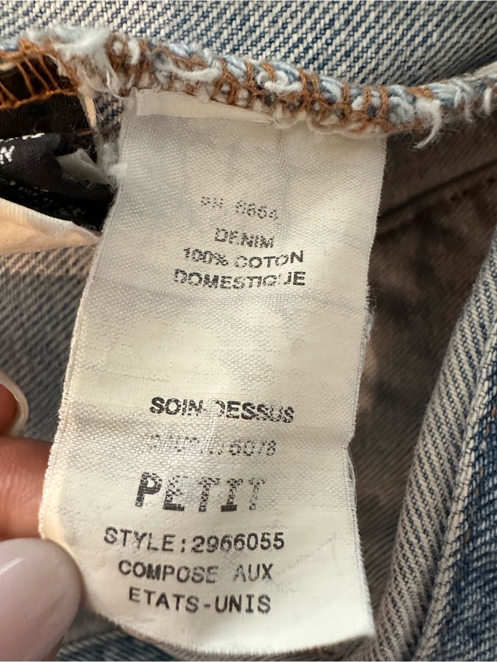 HOLT RENFREW ABS ALLEN SCHWARTZ DENIM JACKET W/FLORAL BEADING WOMENS SZ SMALL - Picture 7 of 9